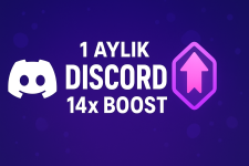 Discord 14x Boost 1 Aylık